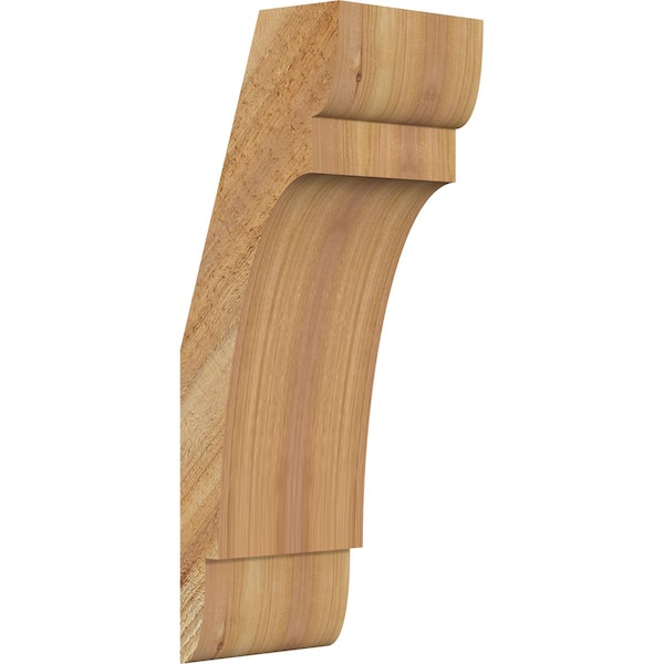 Ekena Millwork 6"W x 6"D x 18"H Olympic Rough Sawn Knee Brace, Western Red Cedar BRC06X06X18OLY00RWR - main